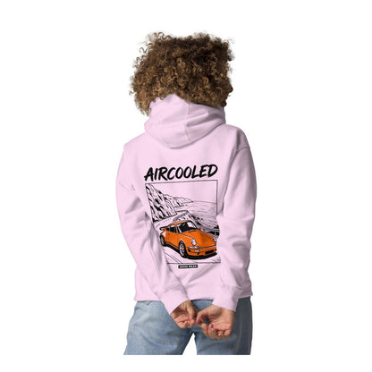 AIRCOOLED Hoodie für Damen in Lavendel am Model