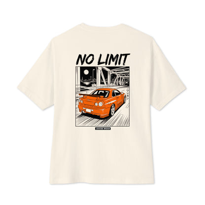 NO LIMIT Oversized Shirt in Naturweiß – Rückansicht