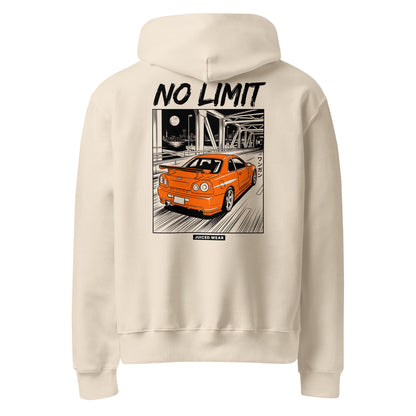 NO LIMIT Oversized Hoodie in Sandbeige – Rückansicht